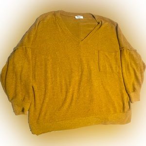 Gently used mustard colored amazing sweater.